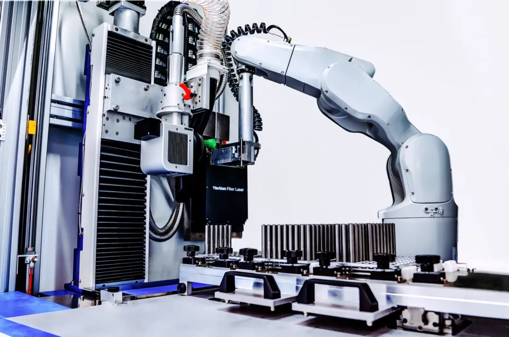 Macchina_Visuale-dal-basso_a-fuoco_foto-pulita-1024x679 TowerTool: When Laser Marking Meets Robotic Automation.