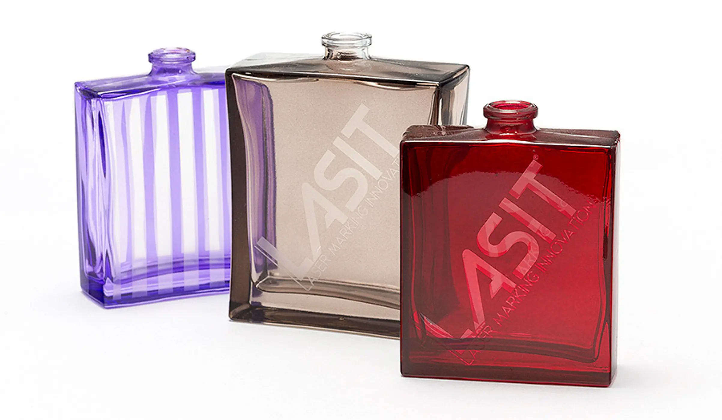 marcatura-laser-bottiglie-di-profumo Marquage laser UV sur verre : qualité, précision et productivité pour le secteur promotionnel