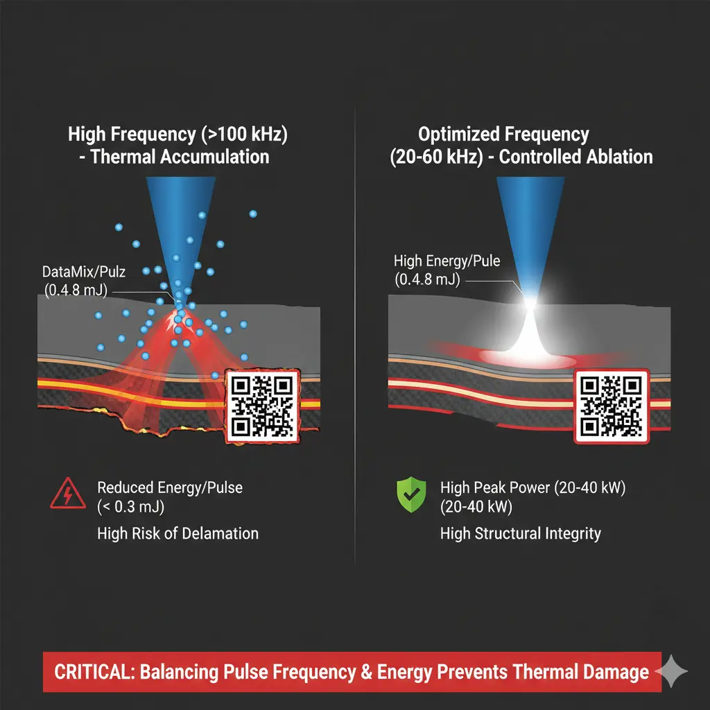 parametri-pcfp Marquage laser sur matériaux composites : Le défi de l'aérospatiale moderne