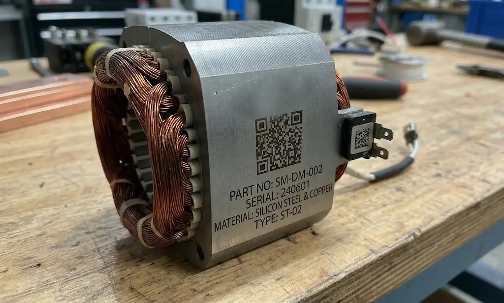 statore-automotive-electric Laser tracking in electric vehicles: technical guide for cells, busbars and stators